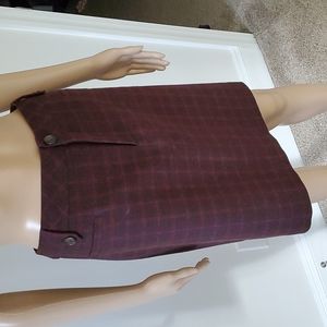 Eddie Bauer fully lined wool skirt size 12